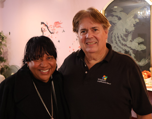 City of Cleveland's Angela Shute-Woodson with Dan Hanson