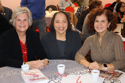 Georgine Welo, Melissa Burrows and Magda Gomez