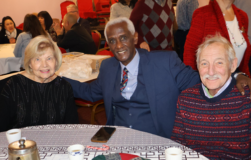 Ingrida Bublys, Aklilu Demessie and George Burke