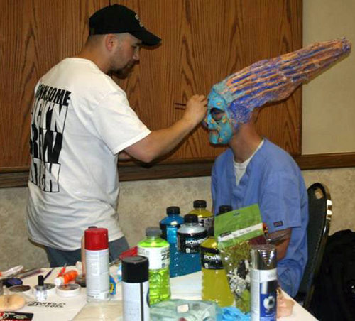 Makeup at Horror Hotel Convention