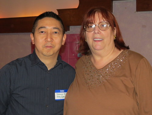 Johnny Wu and Debbie Hanson