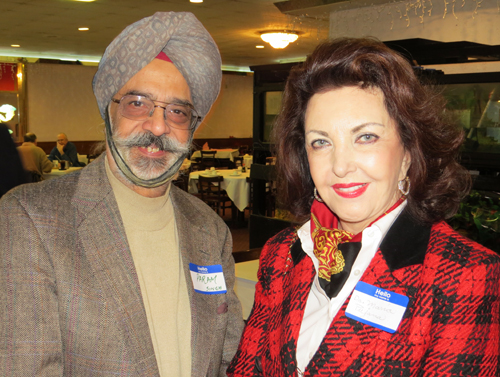 Paramjit Singh and Maria Pujana